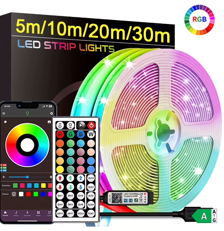 RGB LED Strip Lights 5m 10m 20m 30m APP Control